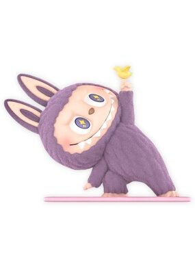 POP MART Labubu Little Bird THE MONSTERS Lazy Yoga Figure Authentic BNIB